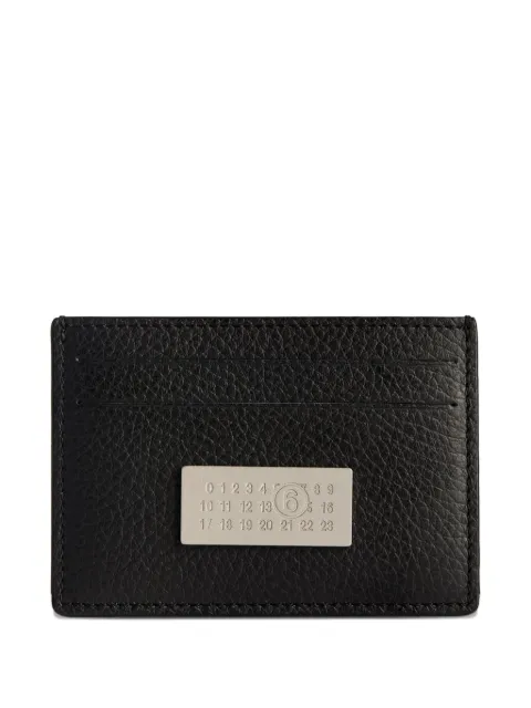 MM6 Maison Margiela logo-patch card holder