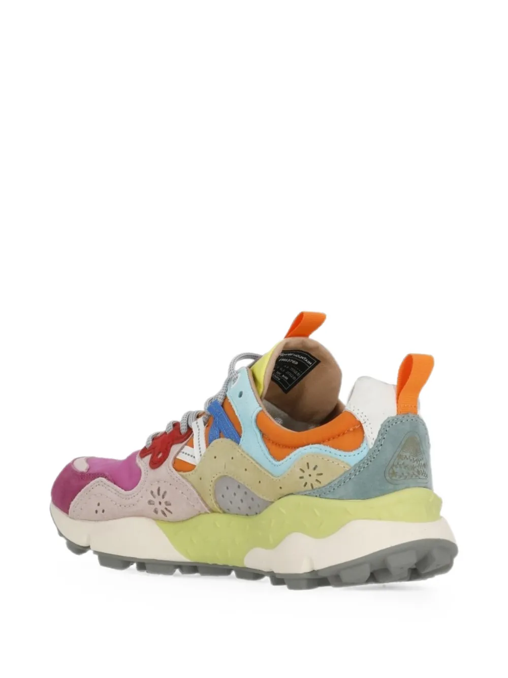 FLOWER MOUNTAIN Yamano floral-print sneakers Roze