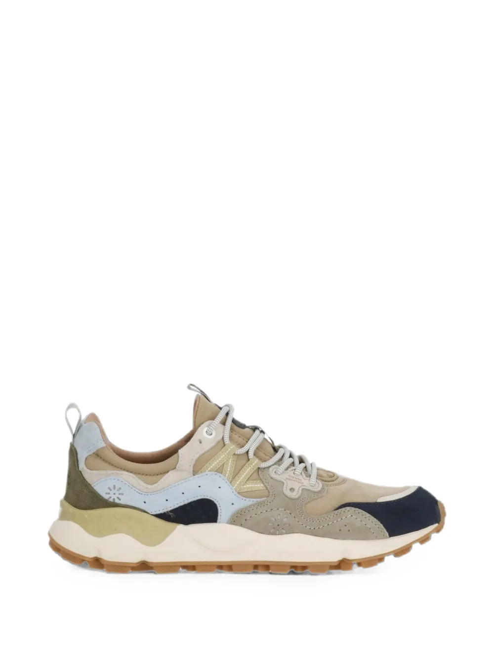 FLOWER MOUNTAIN Yamano 3 paneled sneakers - Blu