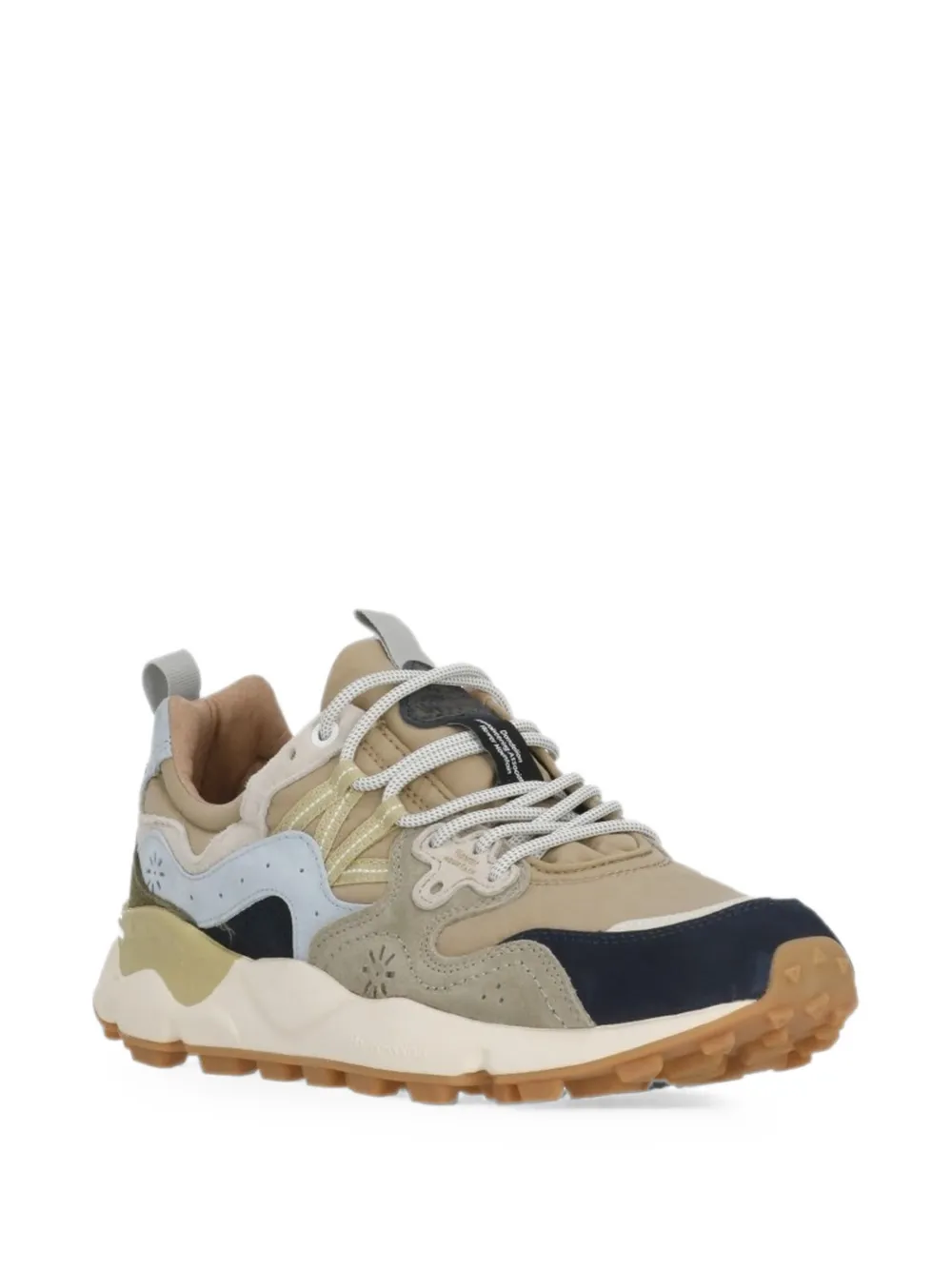 FLOWER MOUNTAIN Yamano 3 paneled sneakers Blauw