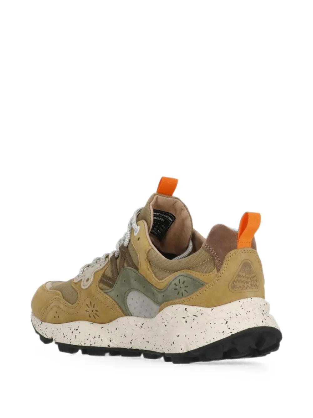 FLOWER MOUNTAIN Yamano 3 panelled sneakers Beige