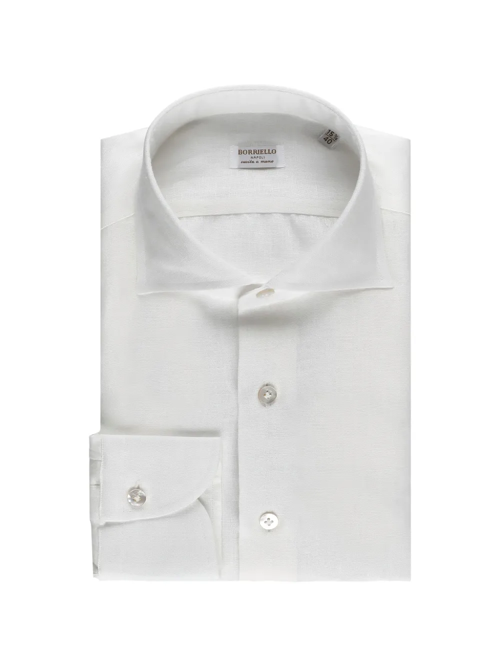 BORRIELLO NAPOLI button-up shirt - Bianco