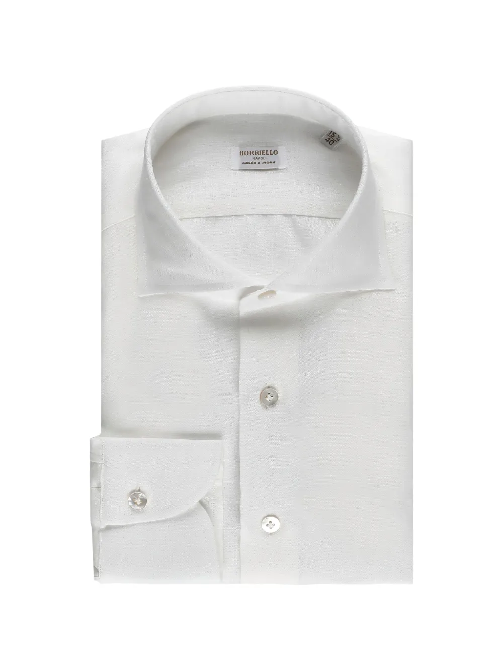 BORRIELLO NAPOLI button-up shirt - Bianco