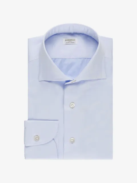 BORRIELLO NAPOLI spread-collar button-up shirt