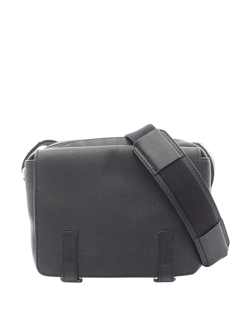 Loewe Pre-Owned 2010-2026 Leather Military Messenger XS crossbody bag - Nero