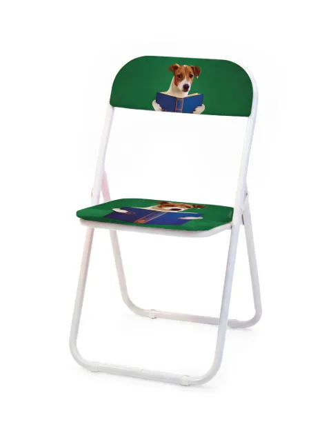 Seletti Toiletpaper Nerdy Dog folding chair