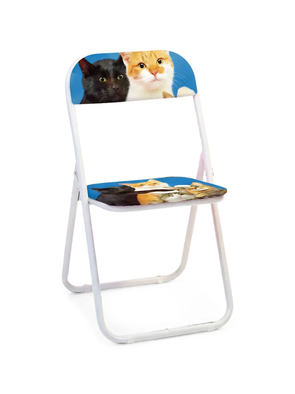  Seletti Toiletpaper Polycats Folding Chair - Blanc 