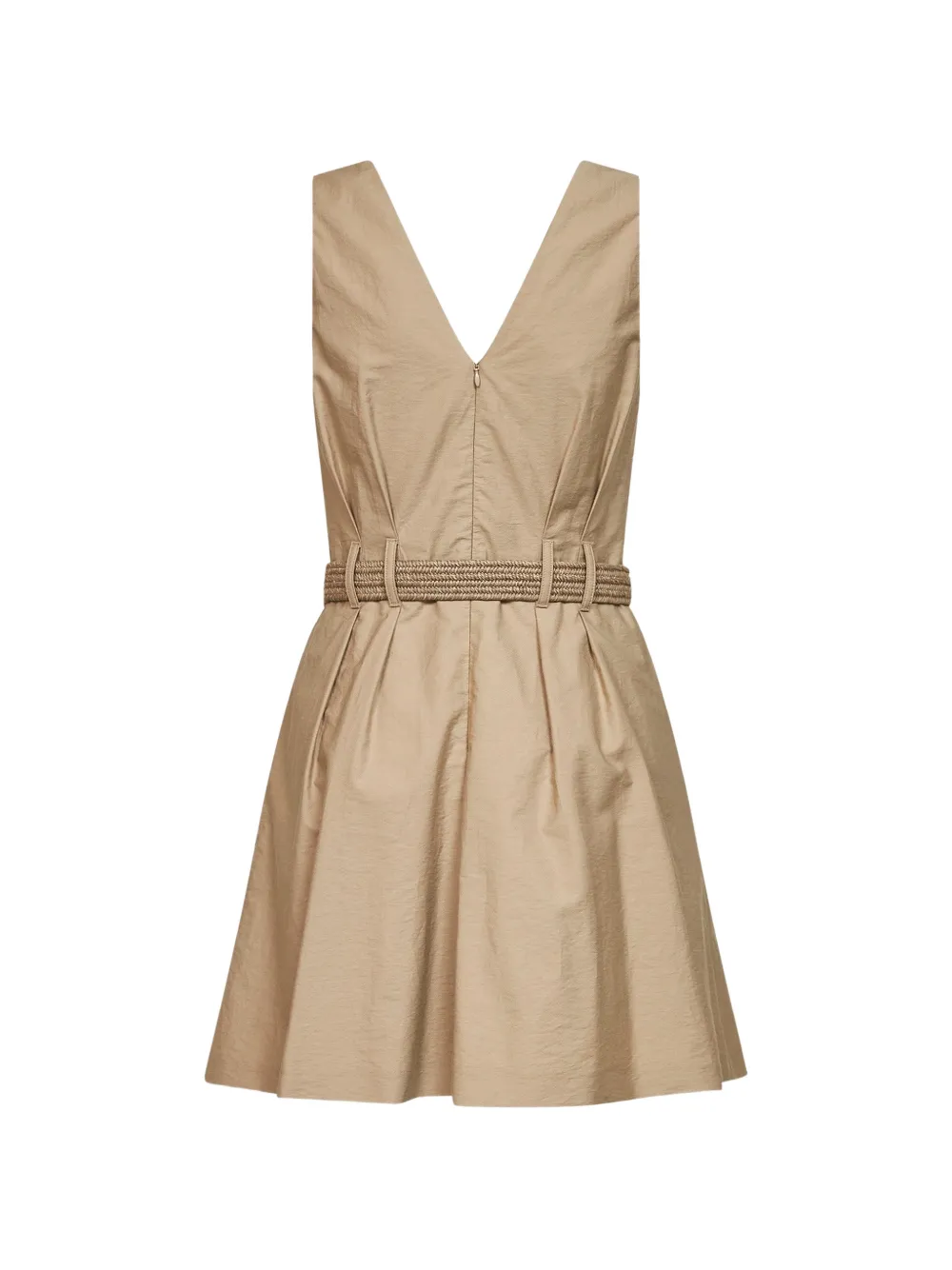 Brunello Cucinelli belted mini dress - Nude