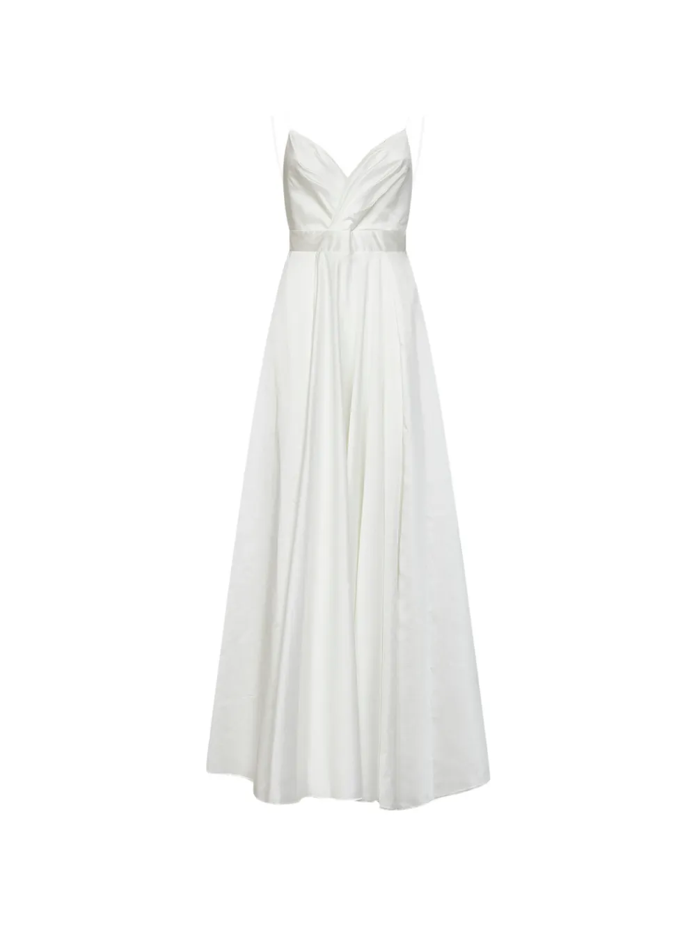 Blanca Vita wrap-front maxi dress - Bianco