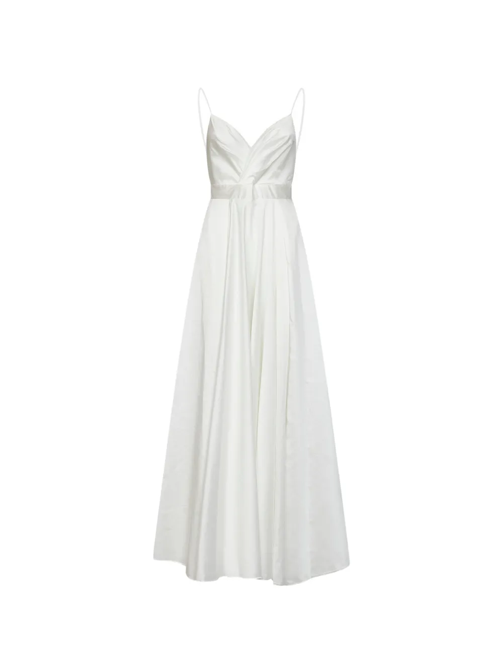 Blanca Vita wrap-front maxi dress - Bianco