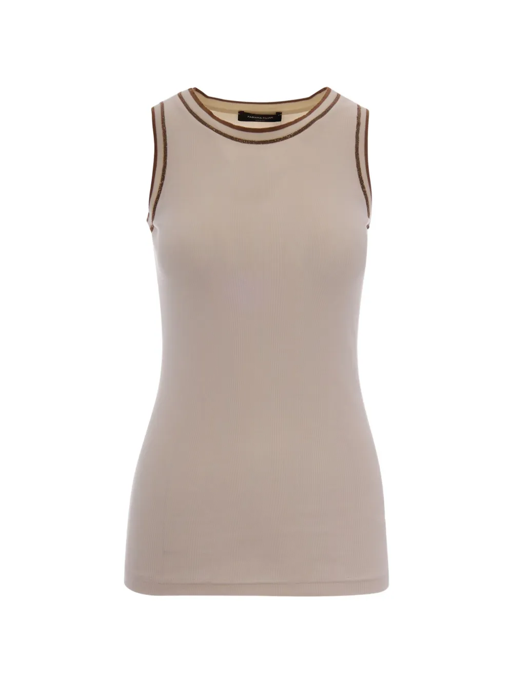 Fabiana Filippi ribbed-knit tank top - Toni neutri