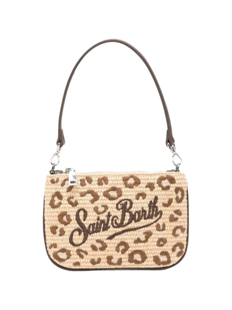 MC2 Saint Barth mini leopard-print clutch bag