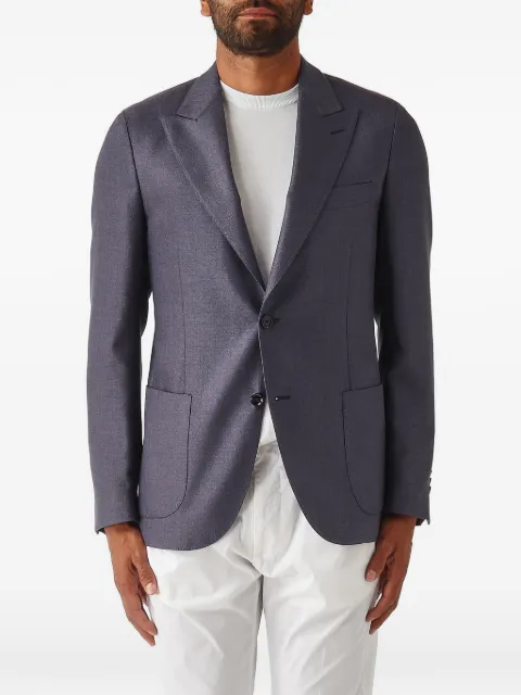 Lardini peak-lapels single-breasted blazer