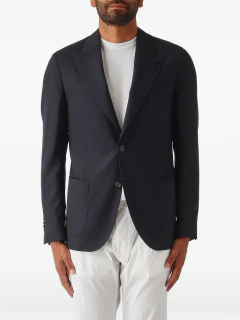 Lardini peak-lapels single-breasted blazer