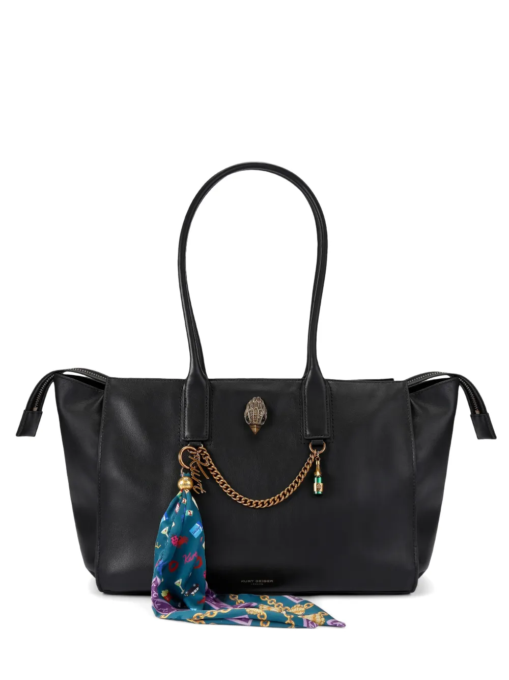 Kurt Geiger London Borsa tote Sloane con ciondolo - Nero