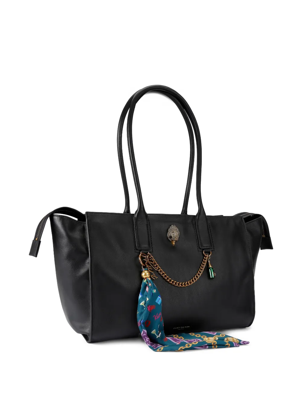 Kurt Geiger London Sloane leren shopper Zwart