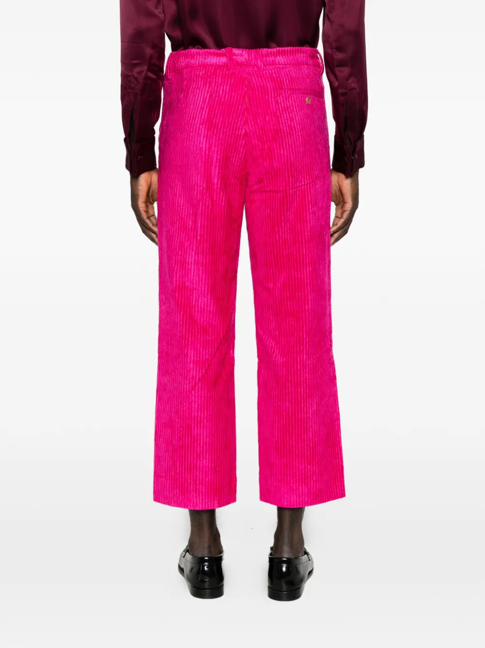 Sanderlak Ribfluwelen broek Roze