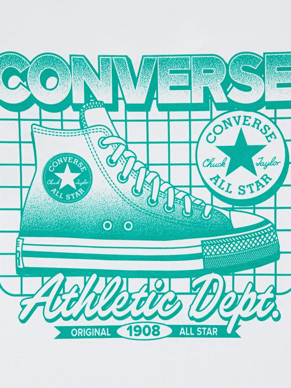 Converse Kids T-shirt met grafische print Wit