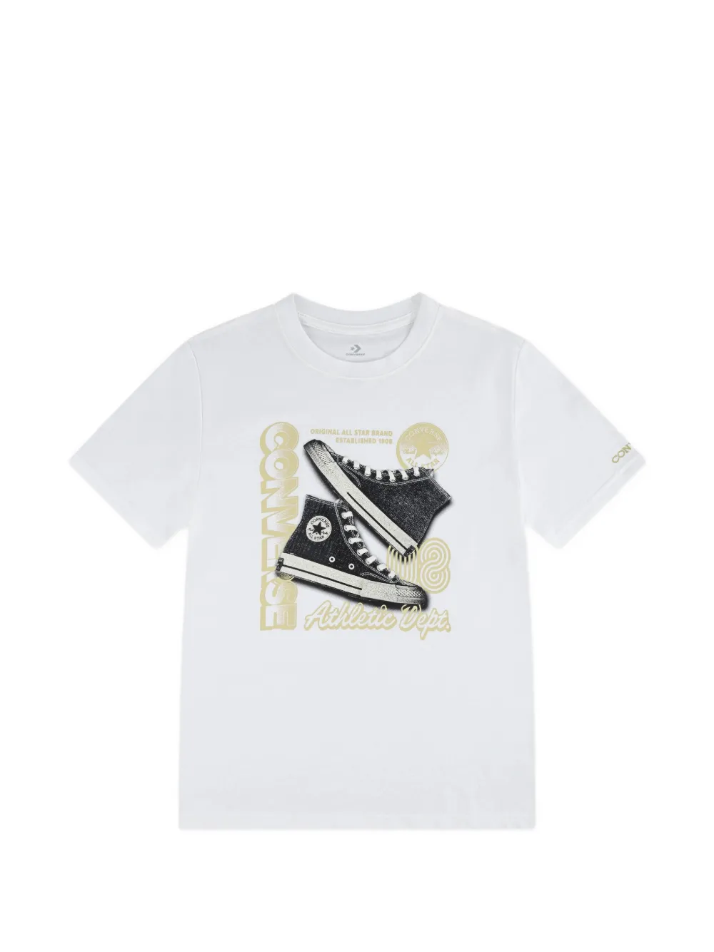 Converse Kids graphic-print T-shirt - Bianco