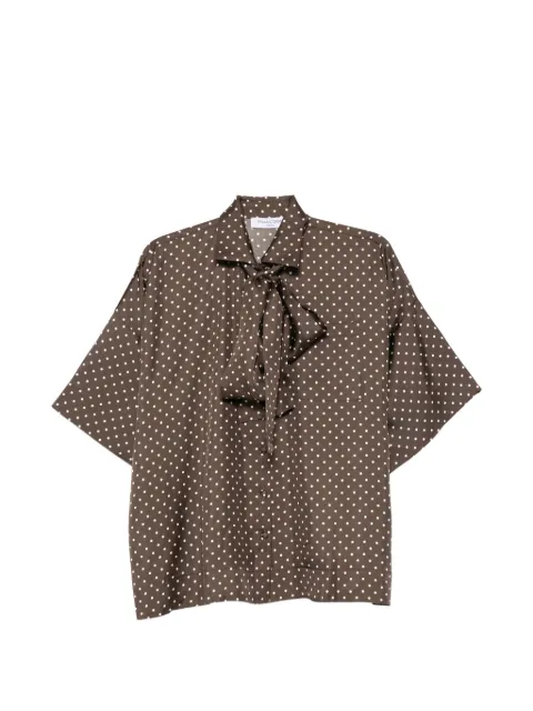 Françoise polka-dot shirt