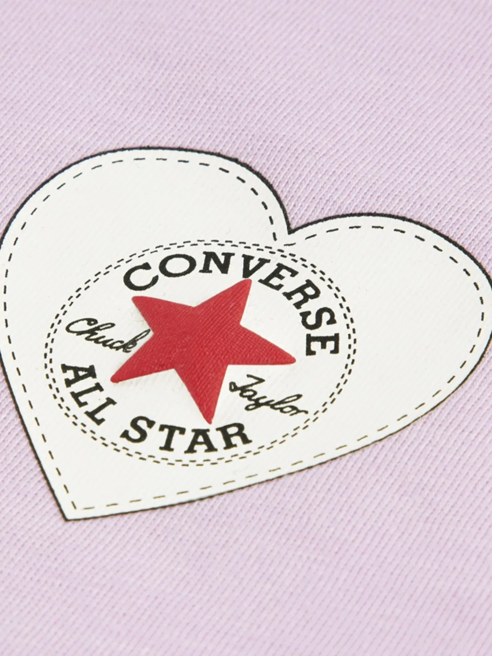 Converse Kids T-shirt met patch Paars