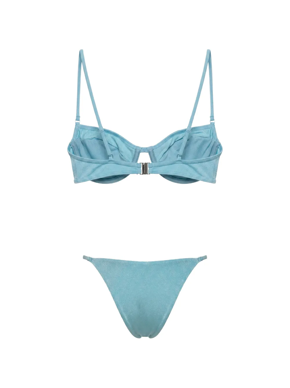  Selia Richwood Amy Shirred Pleated Bikini - Bleu 