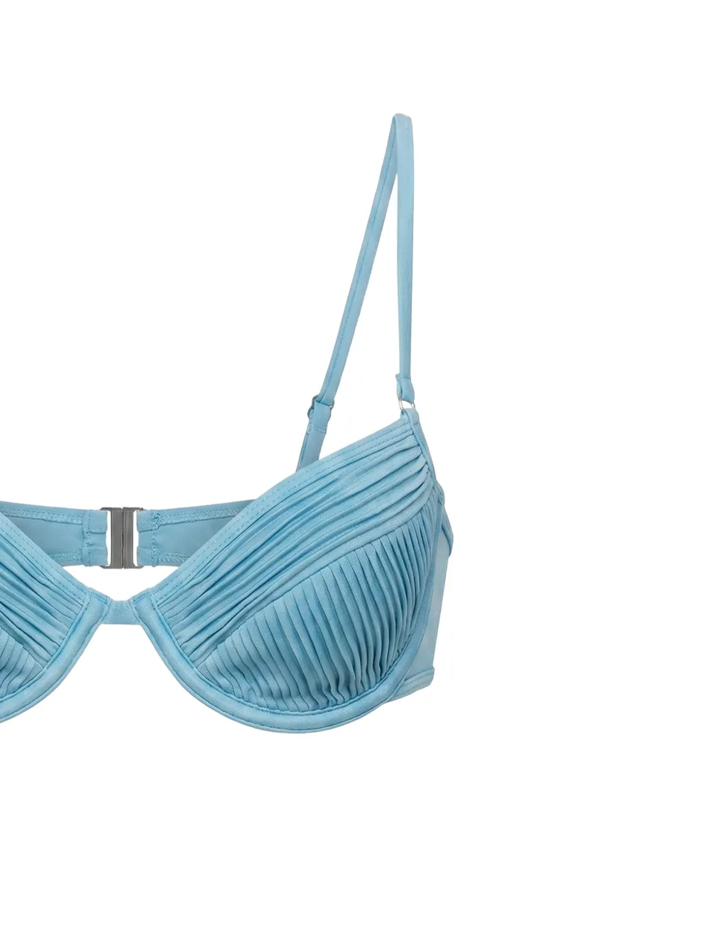  Selia Richwood Amy Shirred Pleated Bikini - Bleu 