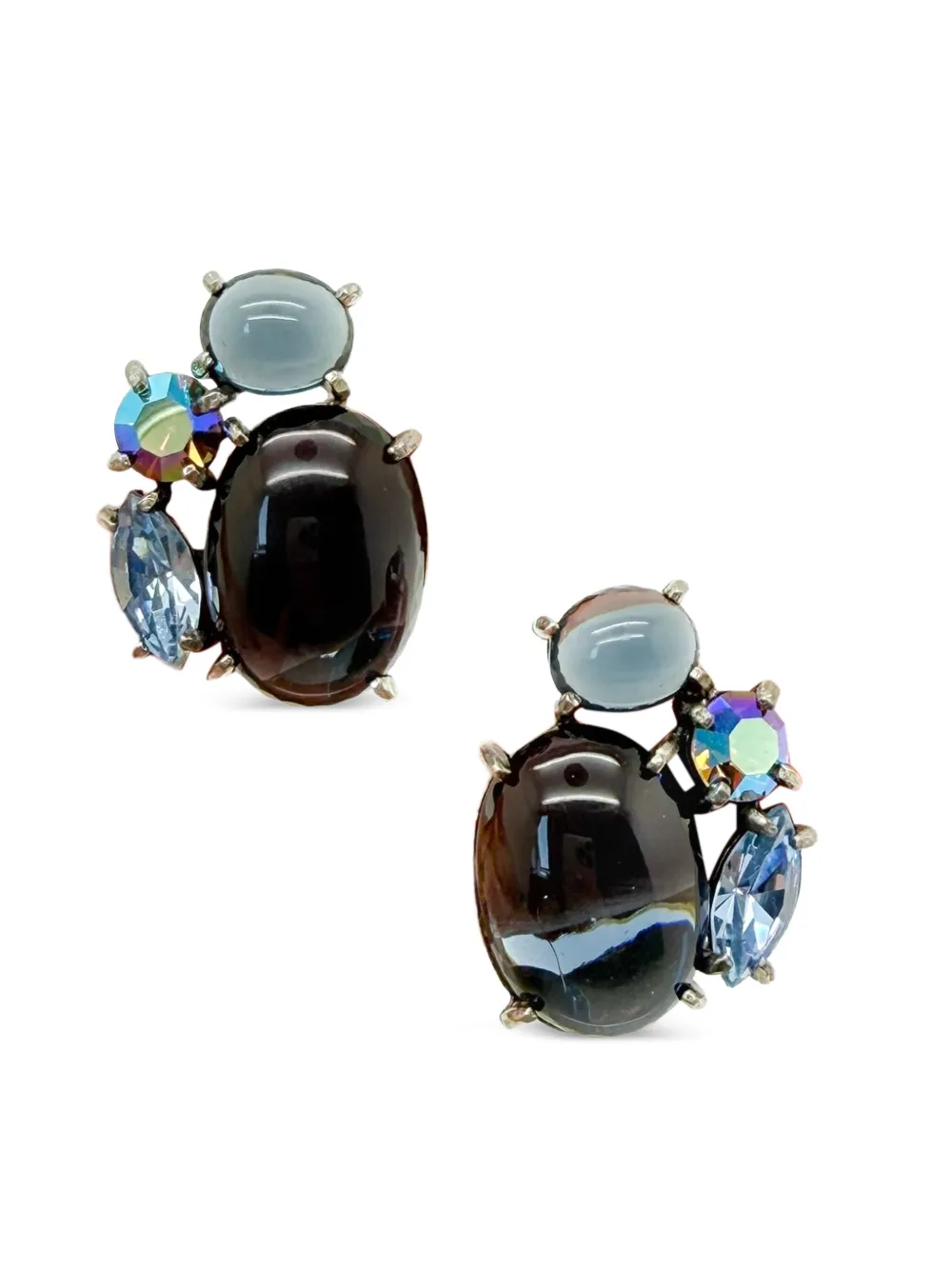 Jennifer Gibson Jewellery Orecchini Schiaparelli anni '50 - Grigio