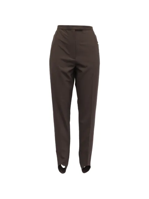 Dries Van Noten Pre-Owned crepe stirrup trousers