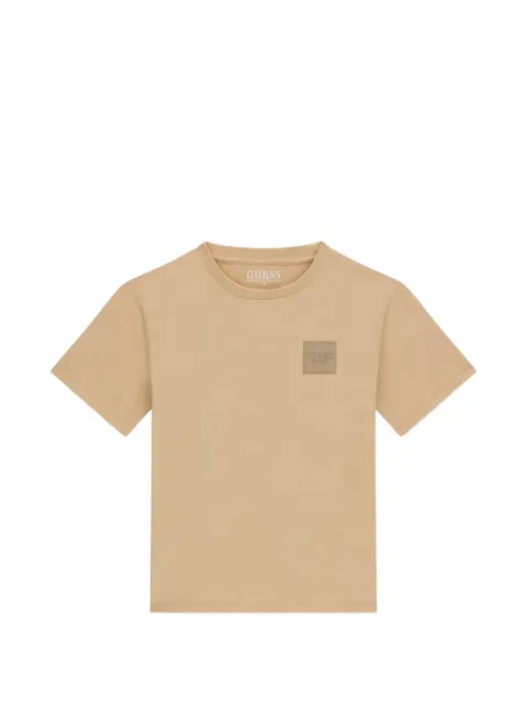 guess kids logo-patch T-shirt