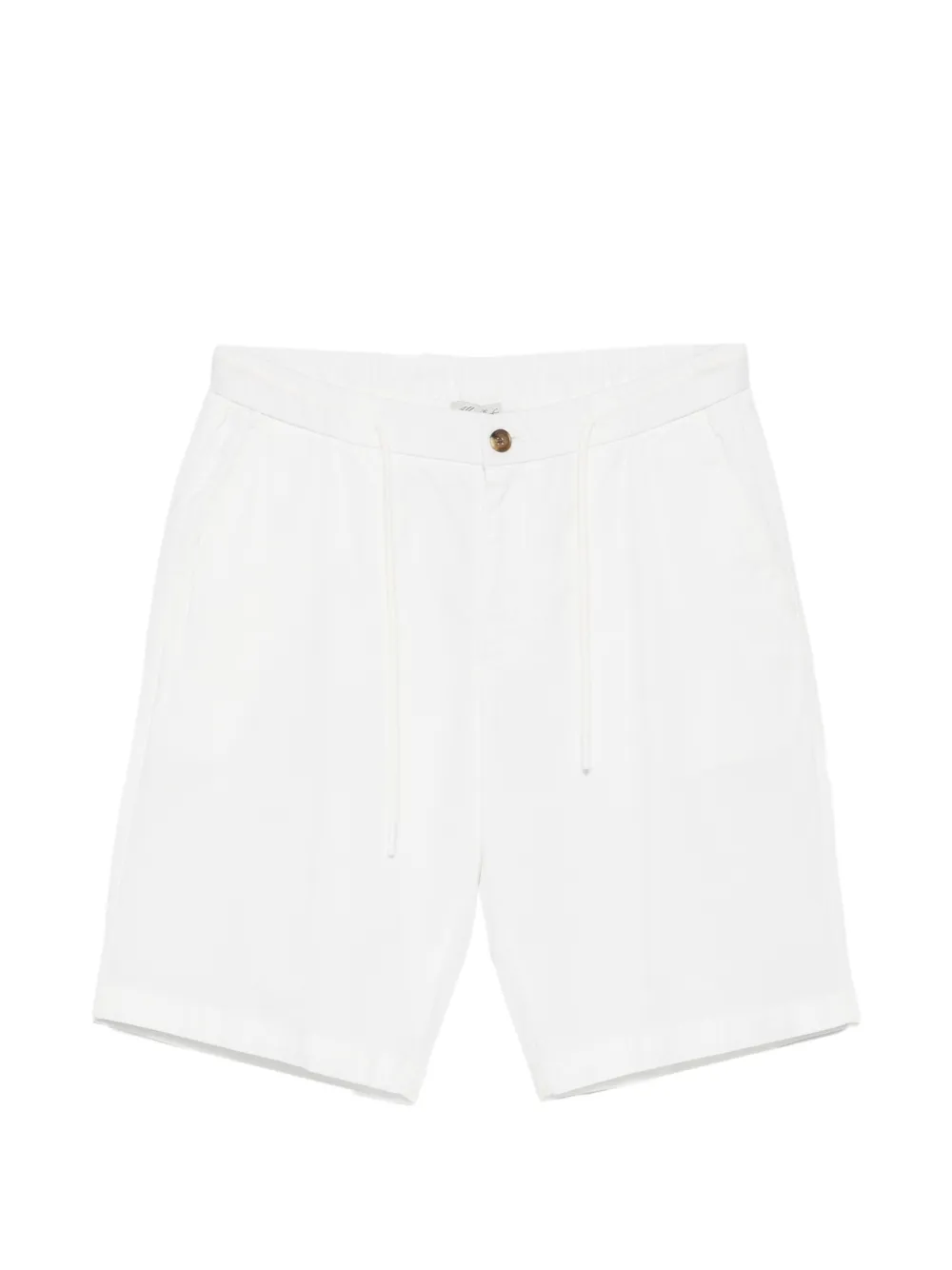 Alley Docks 963 drawstring-waist twill shorts - Weiß