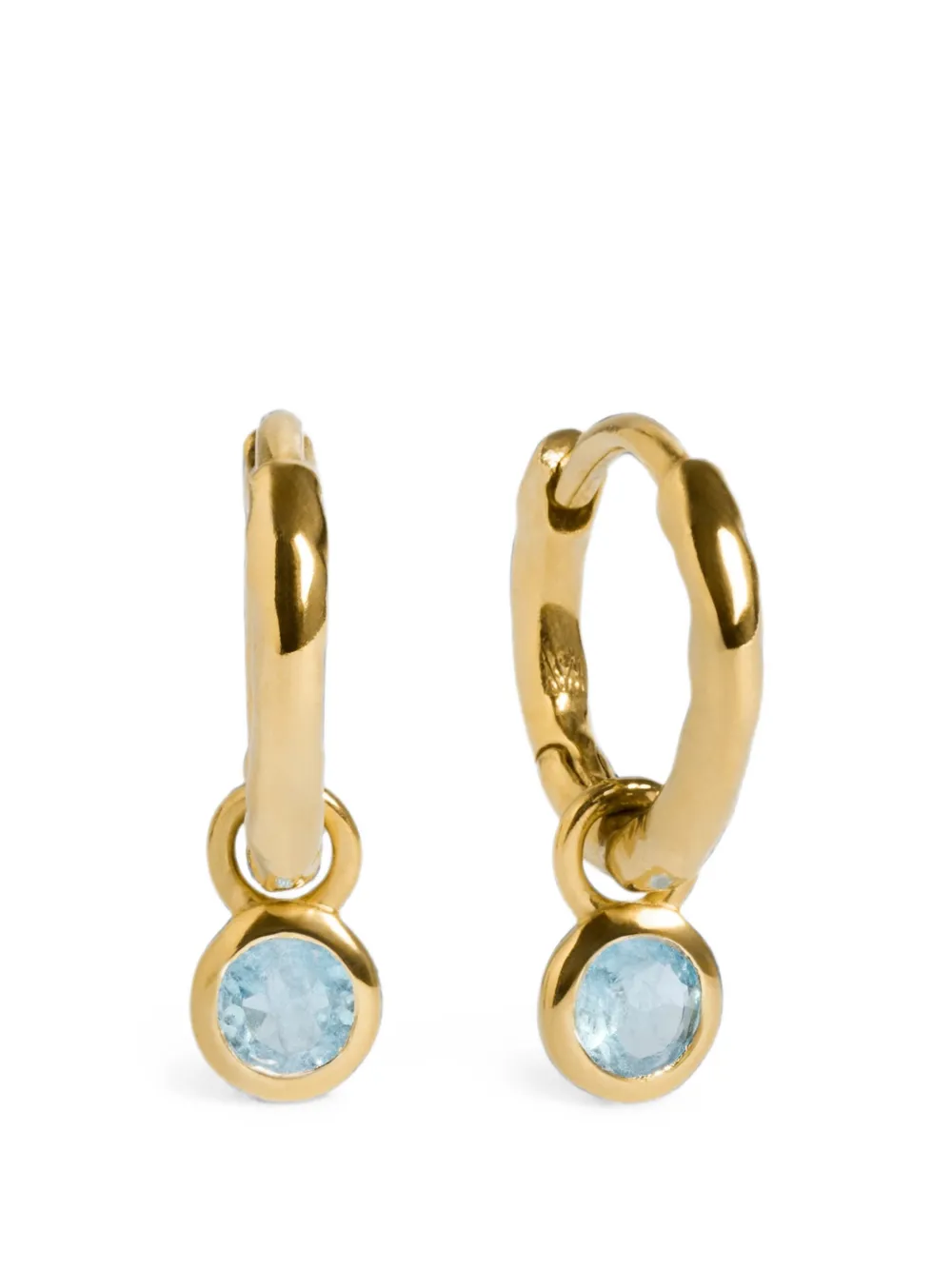 Monica Vinader Orecchini con acquamarina - Oro