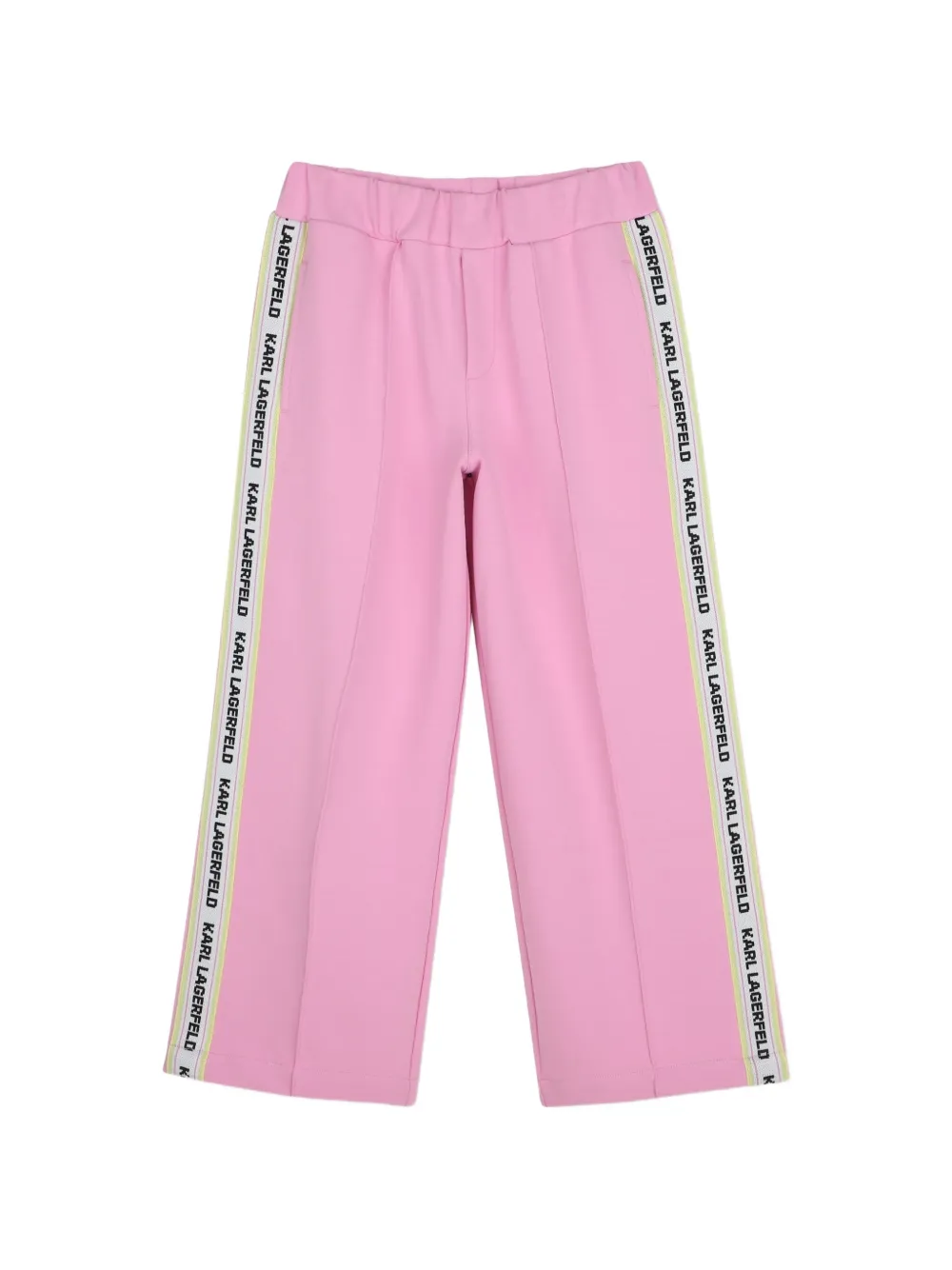 Karl Lagerfeld Kids Pantaloni sportivi con logo - Rosa