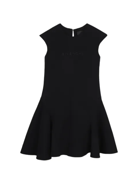 Givenchy Kids logo-embroidered flared dress
