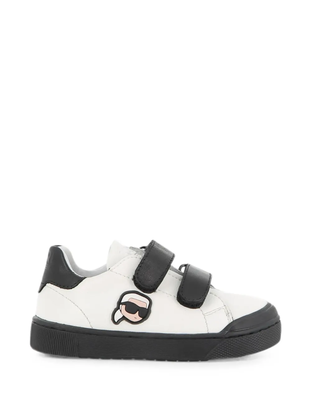 Karl Lagerfeld Kids Sneakers met klittenband Wit