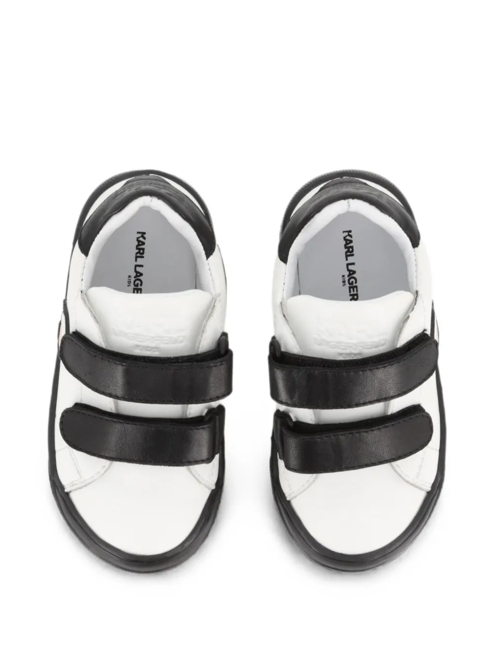 Karl Lagerfeld Kids Sneakers met klittenband Wit