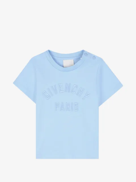 Givenchy Kids playera con logo bordado