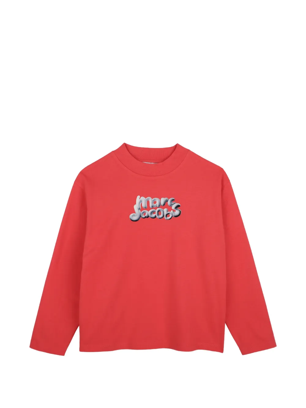 Marc Jacobs Kids T-shirt a maniche lunghe con logo - Rosso