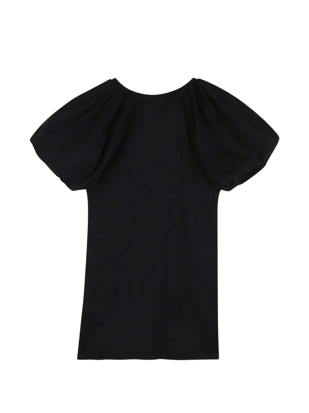 Marc Jacobs Kids Jurk met pofmouwen en print Zwart