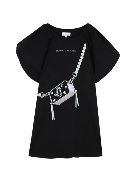 Marc Jacobs Kids vestido estampado con mangas farol