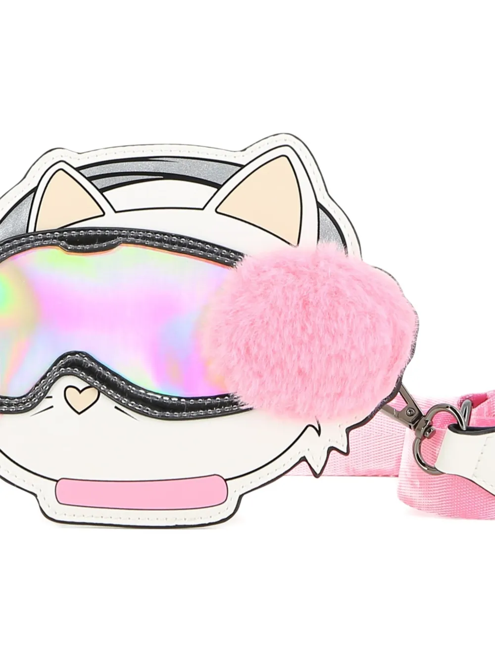 Karl Lagerfeld Kids Choupette schoudertas Wit