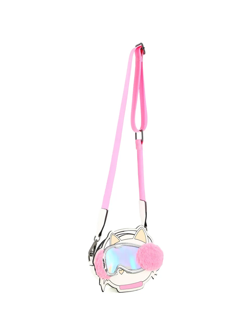 Karl Lagerfeld Kids Choupette schoudertas Wit