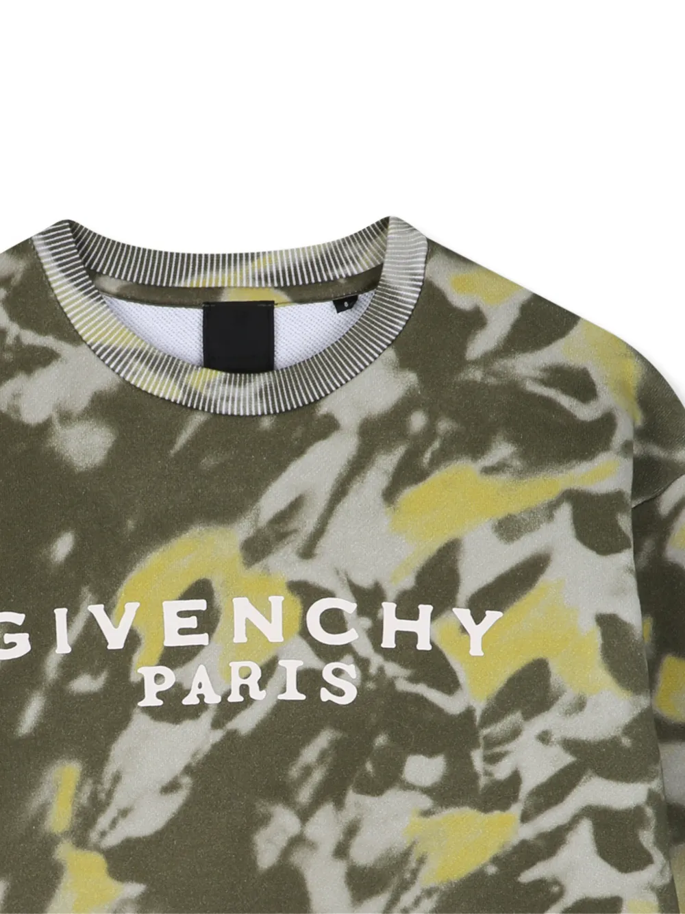 Givenchy Kids Sweater met tie-dye print Groen