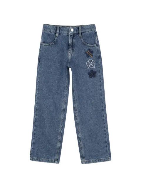 Marc Jacobs Kids jeans rectos con parche del logo