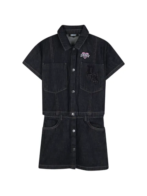 Dkny Kids denim shirt skirt set