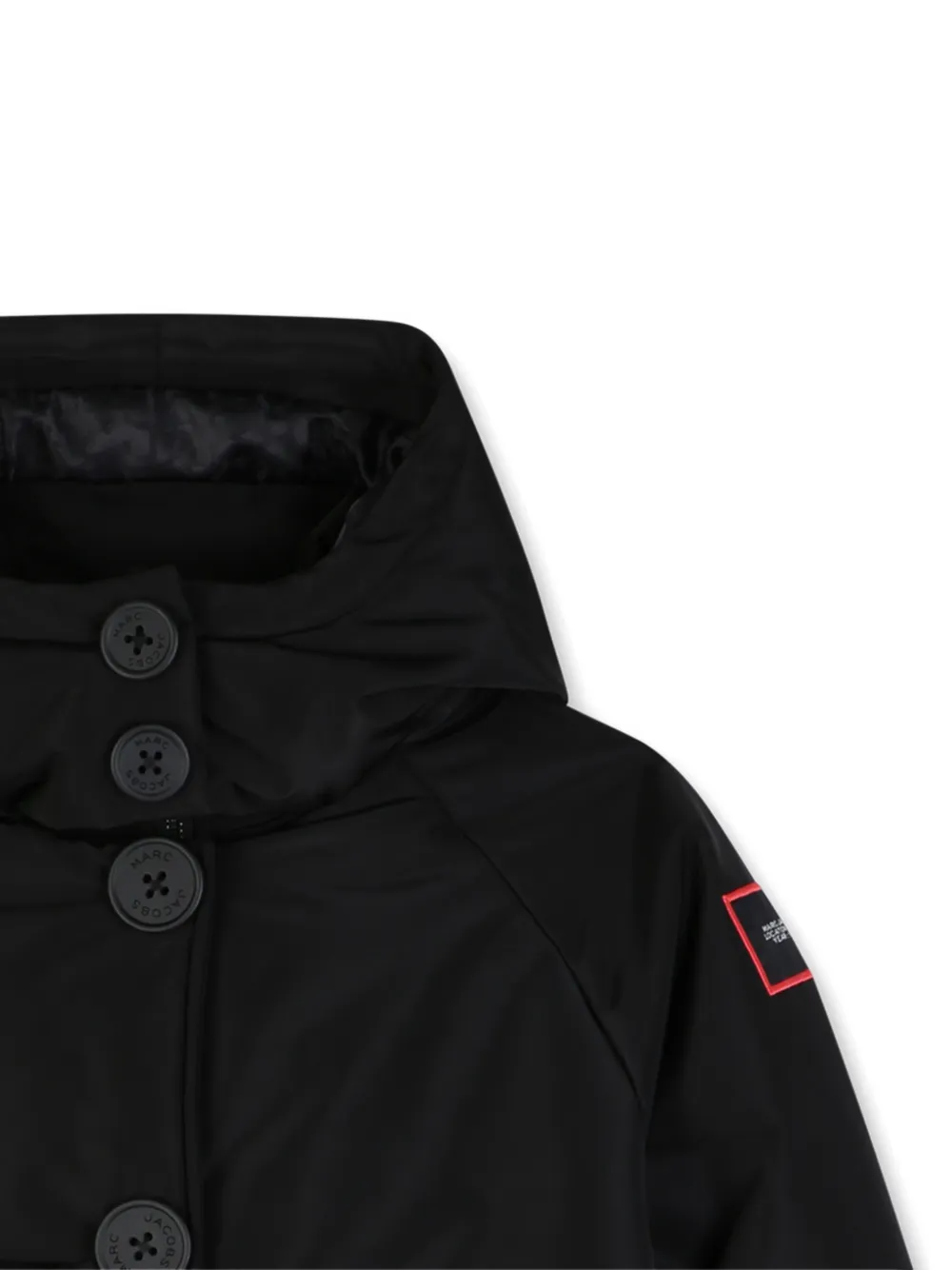 Marc Jacobs Kids Parka met capuchon Zwart