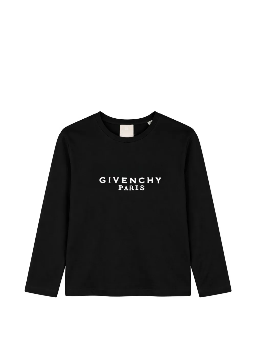 Givenchy Kids logo-print long-sleeve T-shirt - Nero