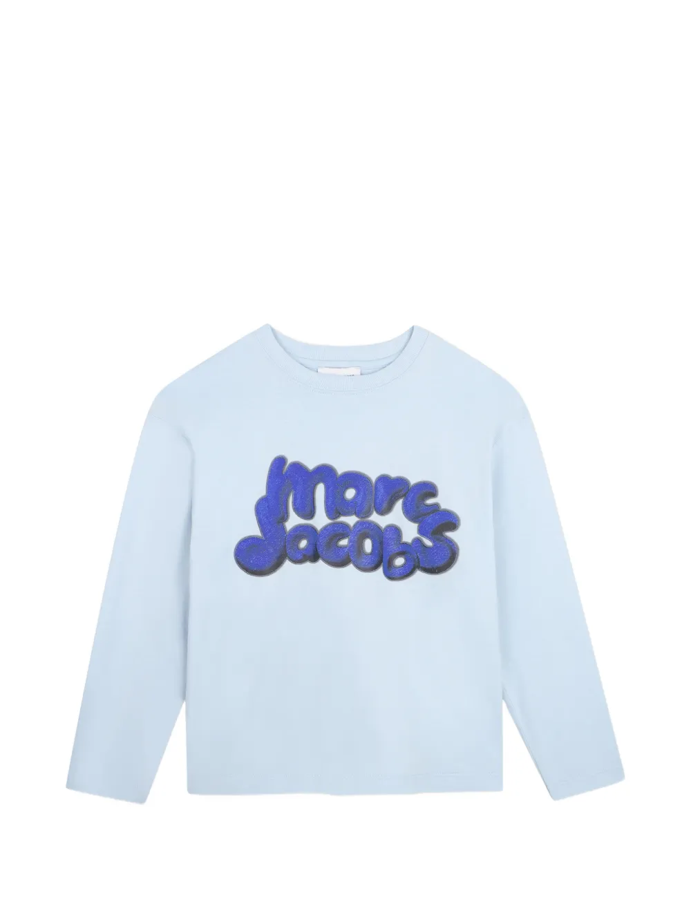 Marc Jacobs Kids T-shirt a maniche lunghe con logo - Blu
