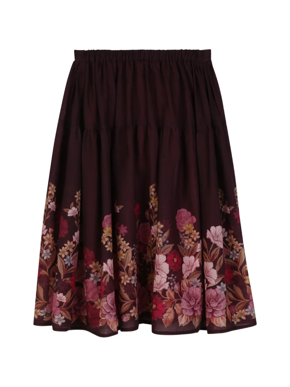 Chloé Kids Rok met bloemenprint Paars