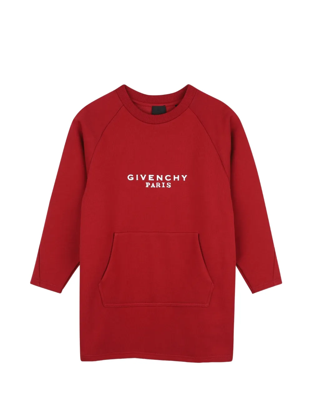 Givenchy Kids logo-print pouch-pocket dress - Red